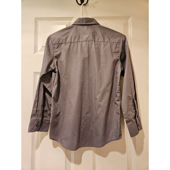 Gray Dress Shirt Boys Medium 10-12 Star Wars Button Down Shirt - Picture 2 of 3